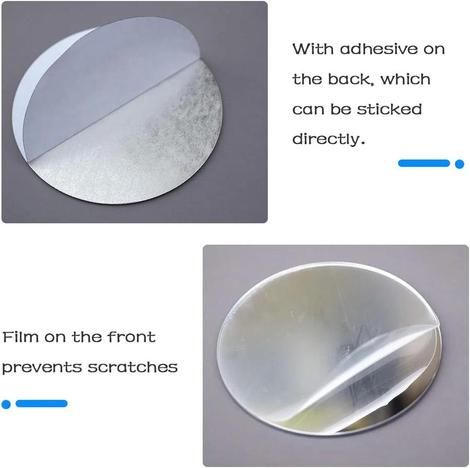 iSuperb بسته 40 عددی آینه کوچک قابل حمل برای آینه دو طرفه جمع و جور DIY برای کیف دستی و مسافرت