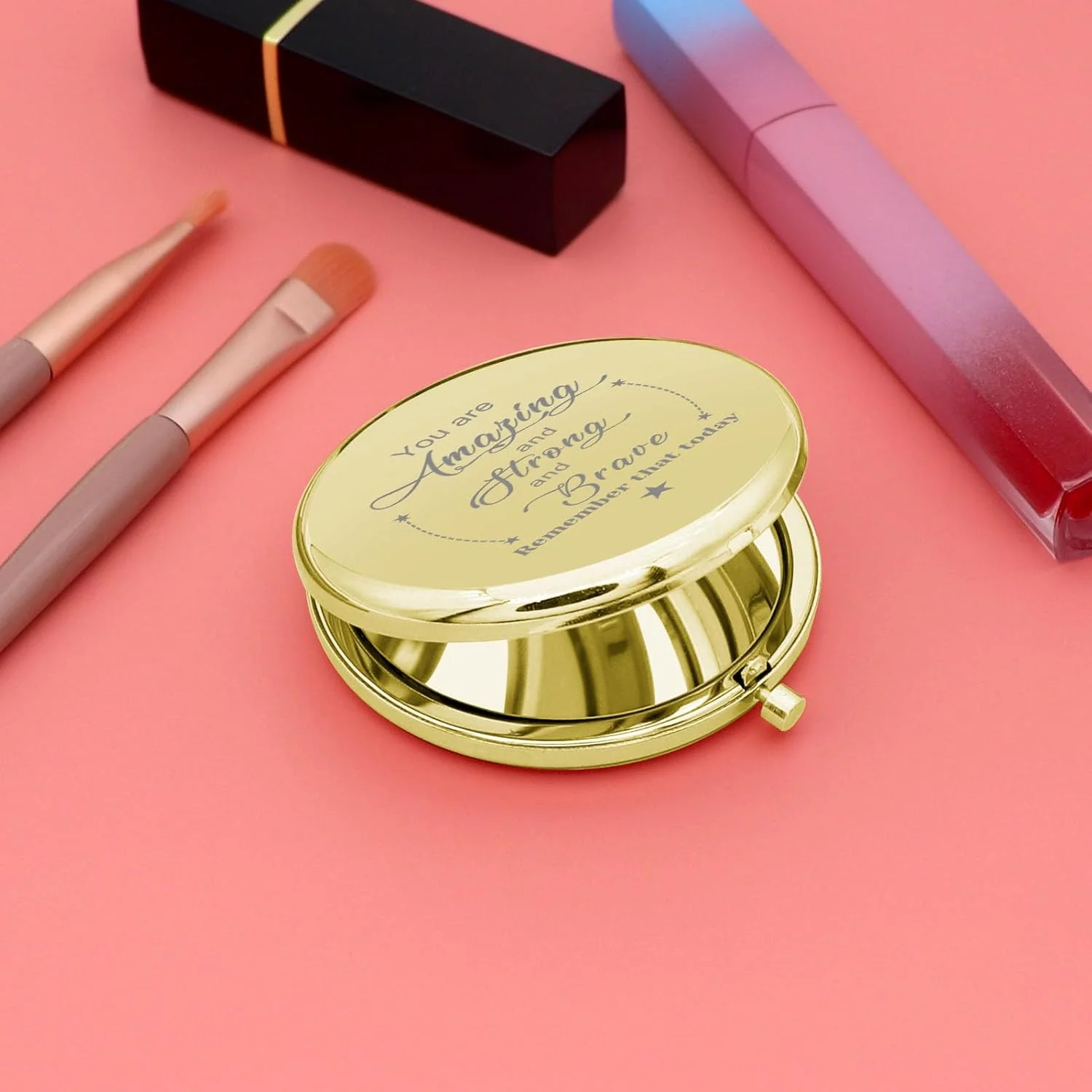 آینه جیبی الهام بخش برای دختران، هدیه ای تشویقی برای دوست، دختر، نوه، دوست دختر، خواهر، همسر، بهترین دوست، همکار، هدیه تشکر، آینه آرایشی شخصی، هدیه کریسمس و تولد آینه جیبی الهام بخش برای دختران، هدیه ای تشویقی برای دوست، دختر، نوه، دوست دختر، خواهر، همسر، بهترین دوست، همکار، هدیه تشکر، آینه آرایشی شخصی، هدیه کریسمس و تولد