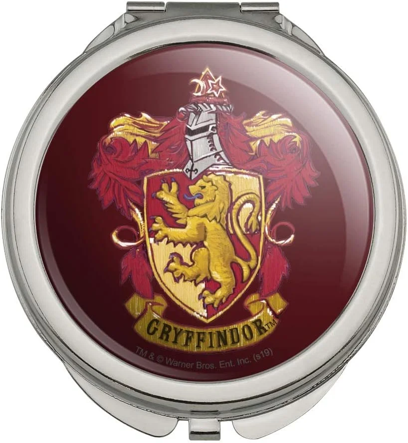 آینه آرایشی دستی تاشو گرافیکس اند مور - طرح نشان گروه گریفیندور هری پاتر