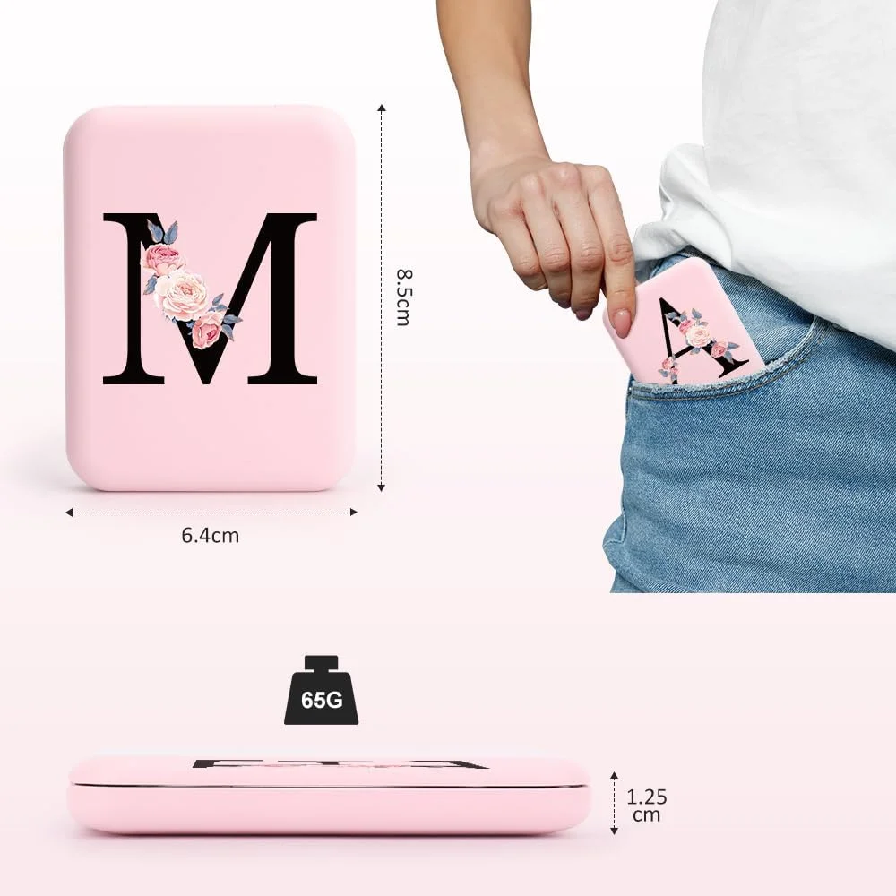 آینه مسافرتی شخصی سازی شده FIDWALL با بزرگنمایی 1X/3X و چراغ، آینه LED جمع و جور، آینه آرایشی کوچک، آینه دستی تاشو قابل حمل، آینه جیبی با حروف اول اسم، هدیه ایده آل برای دختران، دوست دختر، معلم آینه مسافرتی شخصی سازی شده FIDWALL با بزرگنمایی 1X/3X و چراغ، آینه LED جمع و جور، آینه آرایشی کوچک، آینه دستی تاشو قابل حمل، آینه جیبی با حروف اول اسم، هدیه ایده آل برای دختران، دوست دختر، معلم