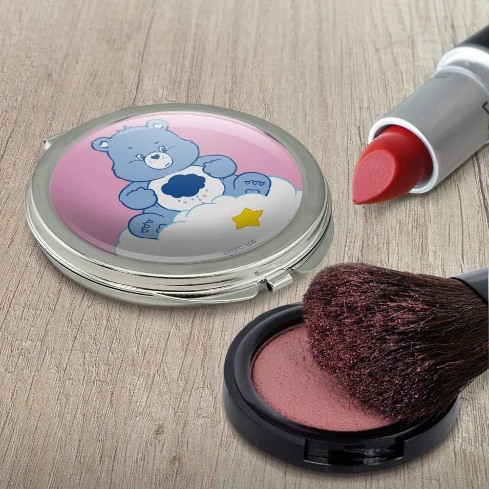 آینه آرایشی دستی مسافرتی GRAPHICS & MORE Care Bears Grumpy Bear آینه آرایشی دستی مسافرتی GRAPHICS & MORE Care Bears Grumpy Bear