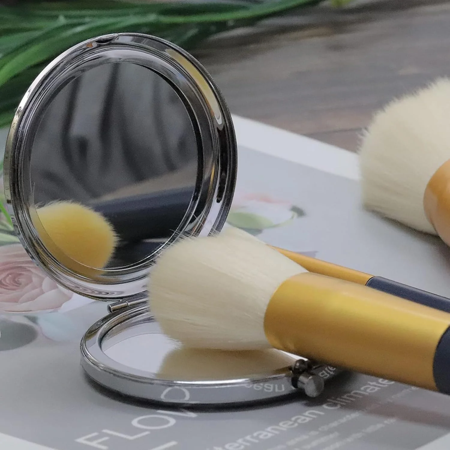 FEELMEM آینه آرایشی جیبی با طرح موزیکال Wicked، هدیه ای الهام گرفته از Wicked برای دوستداران موزیکال