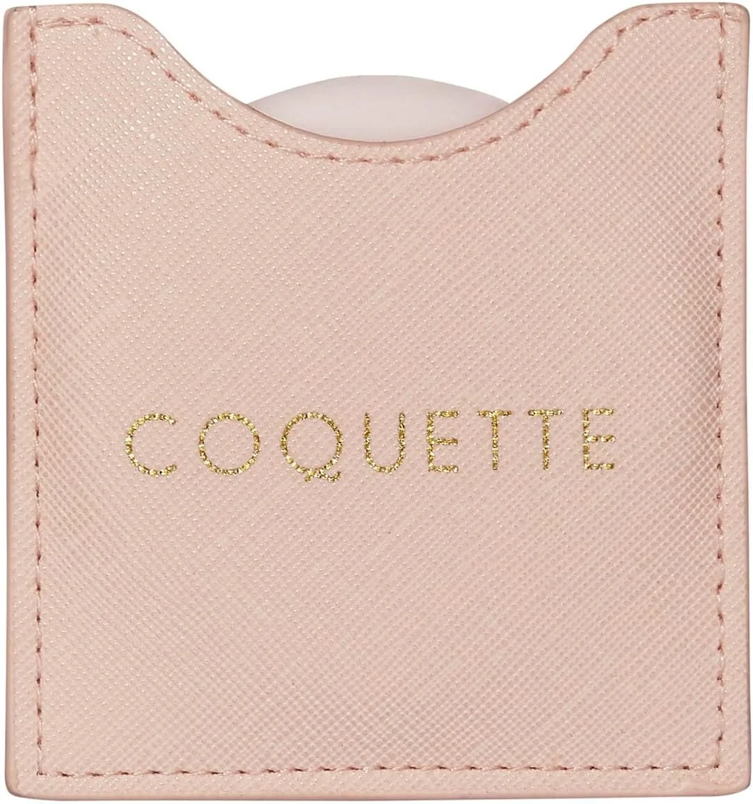 دراگر پاریس 1886 - آینه آرایشی - آینه جیبی گرد برای استفاده در هر مکان و هر مناسبت - ابعاد 8.5 سانتی متر در 8 سانتی متر