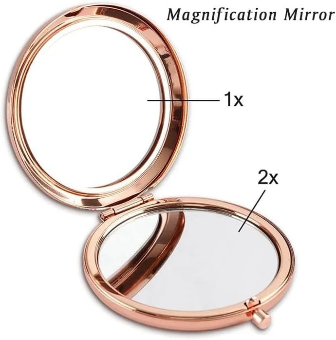 Daricano Personalized Gifts for Grandma, Unique Mother Day Birthday Gifts for Grandmother, Best Grandma Gifts, Sentimental Grammy Gift from Granddaughter, Engraved Compact Mirror