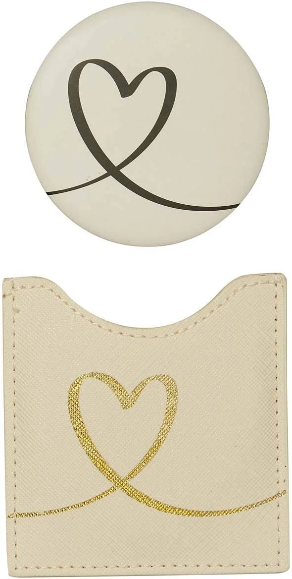 آینه جیبی گرد DRAEGER PARIS 1886 طرح قلب، مناسب برای همه جا و همه مناسبت ها - ابعاد 8.5 سانتی متر در 8 سانتی متر آینه جیبی گرد DRAEGER PARIS 1886 طرح قلب، مناسب برای همه جا و همه مناسبت ها - ابعاد 8.5 سانتی متر در 8 سانتی متر