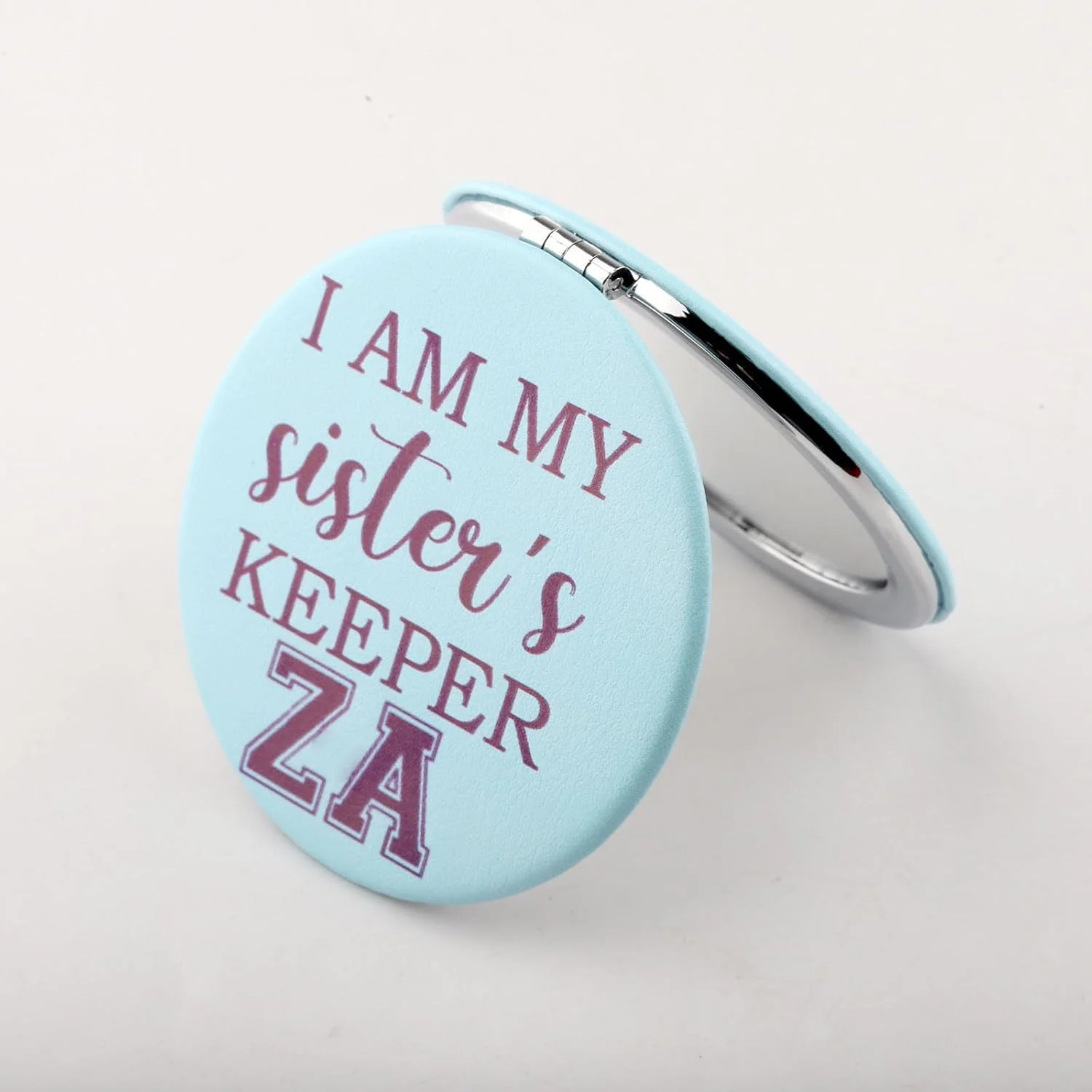 آینه آرایشی CHOORO Z Amicae، هدیه ای الهام گرفته از انجمن خواهرانه، آینه جیبی (Z Amicae -M)