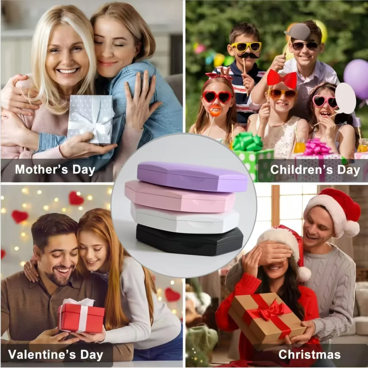 آینه مسافرتی CICIWI با نور، آینه بزرگنمایی فشرده 1x/3x قابل شارژ، آینه آرایشی LED دستی، 3 تنظیمات نور، آینه جیبی کم نور، قابل حمل برای کیف دستی، جیب، کیف پول (مشکی)