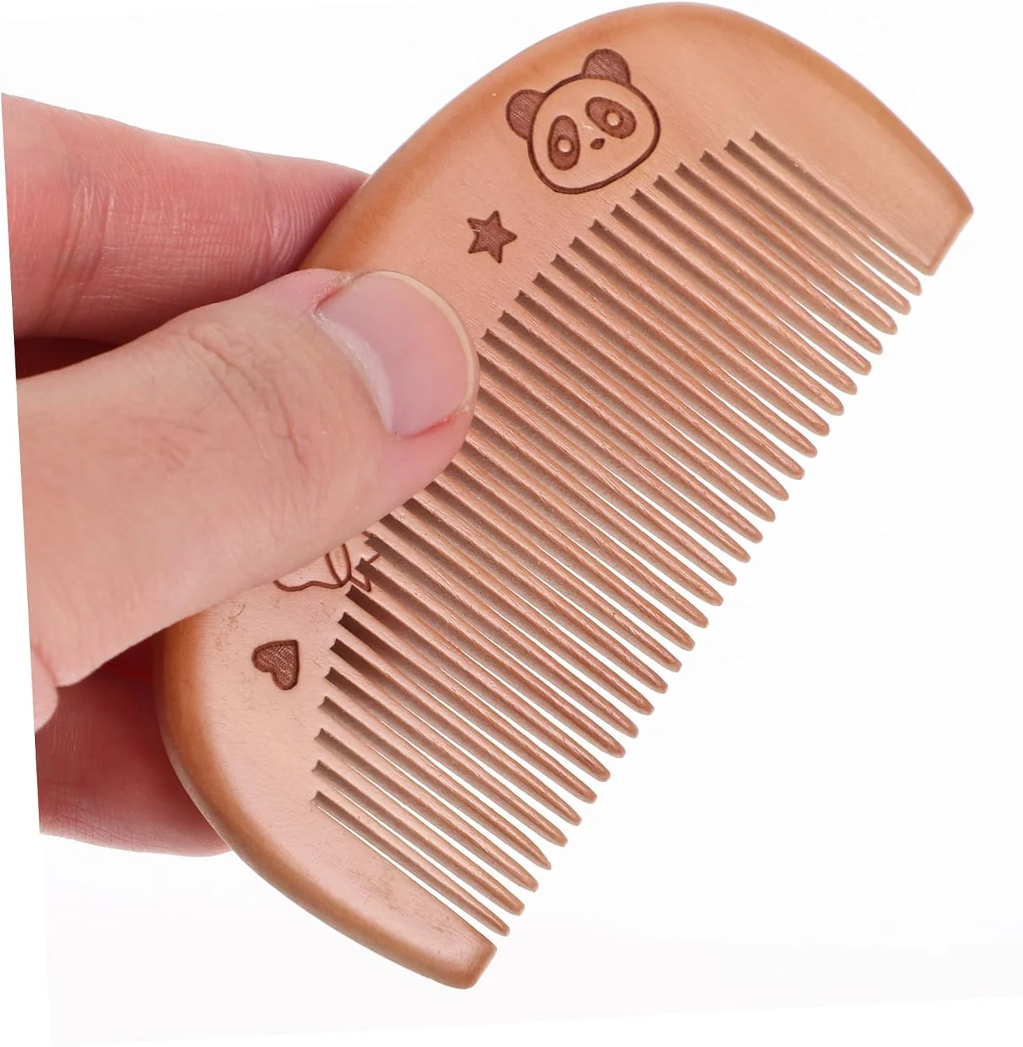 ست آینه و شانه چوبی BIUDECO، آینه تاشو، آینه کوچک، آینه مستطیلی کوچک با شانه، آینه جیبی جمع و جور، آینه قابل حمل دستی