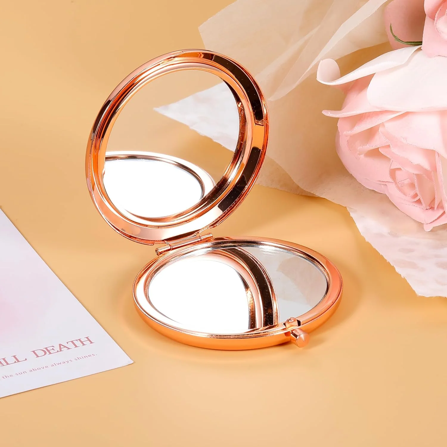 آینه جیبی Brevcrnr هدیه ای از طرف خواهرها، هدیه ای برای دختران، بهترین خواهر دنیا، هدیه تولد برای خواهر، هدیه ای خاص برای خواهر، هدیه ای برای دوستان، هدیه ای برای زنان و مادران، هدیه عید پاک