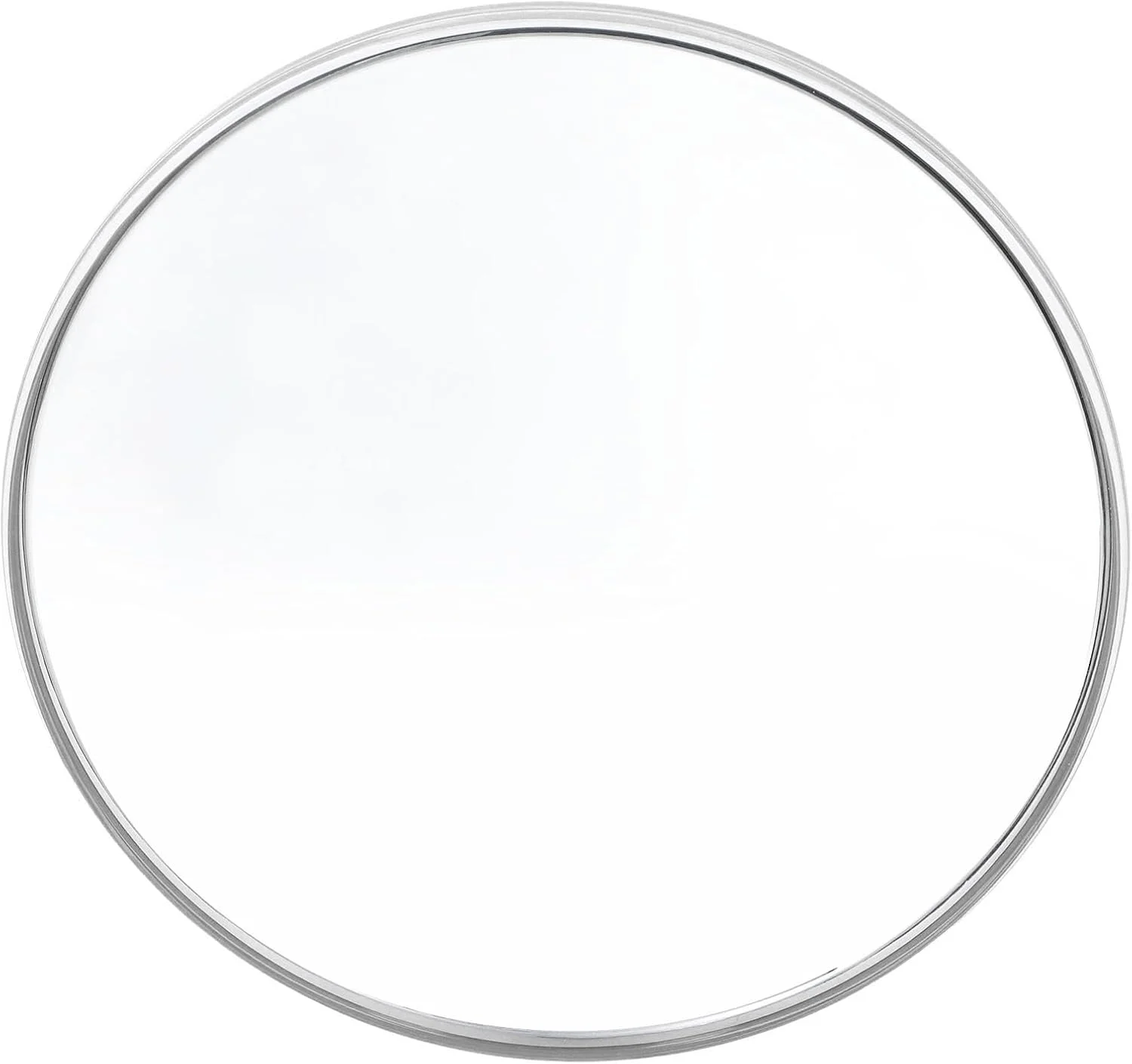 آینه بزرگنمایی 30 برابر Banapoy، گرد 6 اینچی، نقره ای، قابل نصب روی دیوار یا دستی، آینه مسافرتی، آینه های جمع و جور و مسافرتی، قاب نقره ای، 15cm x 15cm، زیبایی