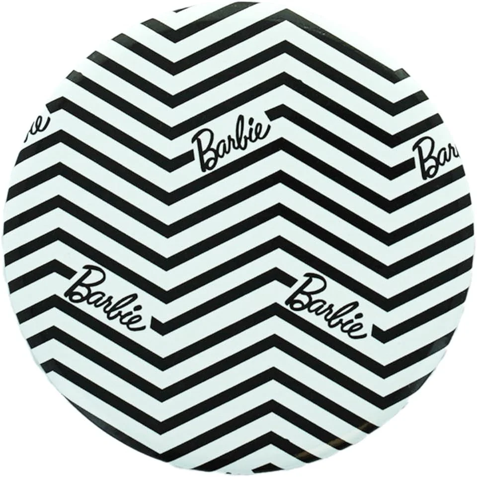 باربی - آینه جیبی جمع و جور و قابل حمل - آینه آرایشی - مناسب برای همه جا - به همراه کیف - محصول رسمی متل