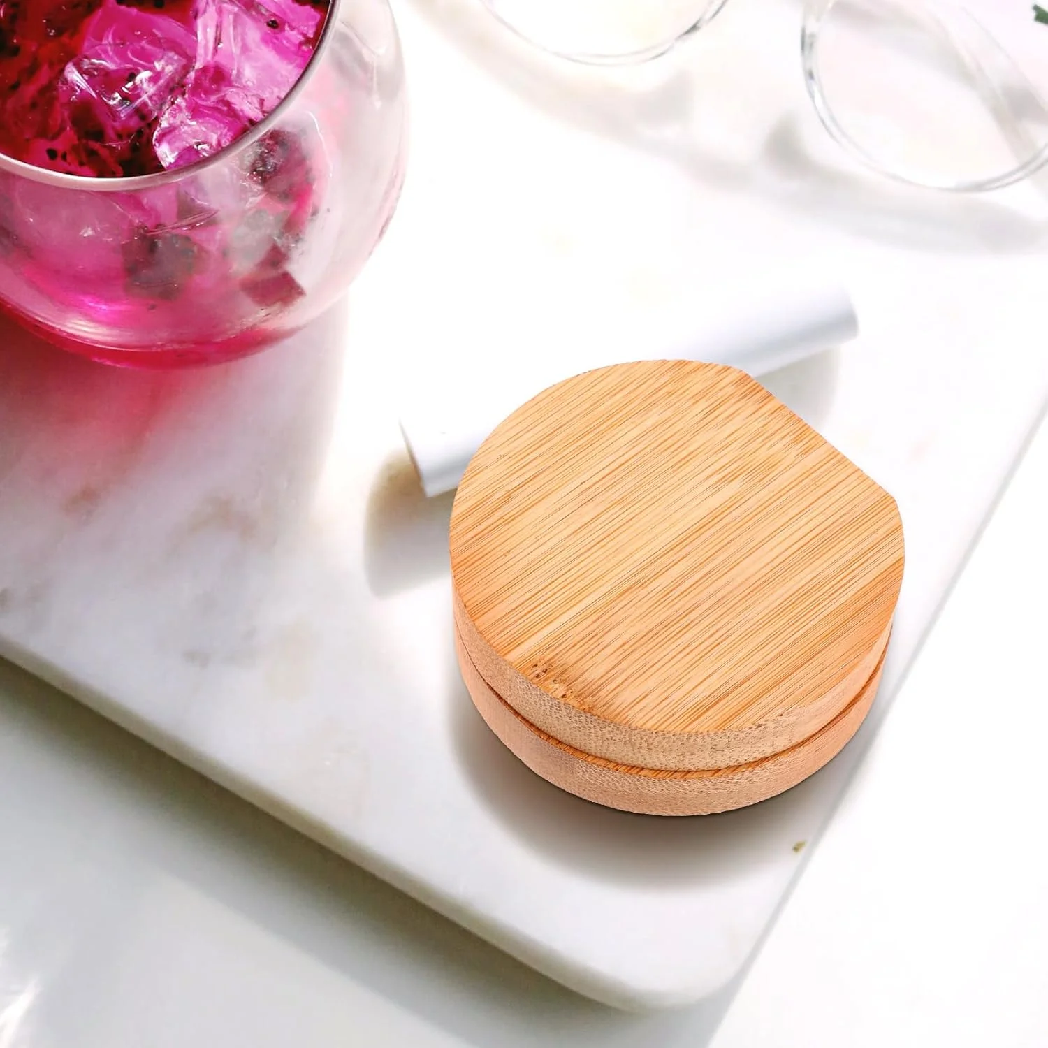 آینه آرایشی چوبی Baluue، آینه کوچک قابل حمل، آینه جیبی آرایشی، آینه مسافرتی برای آرایش بانوان و دختران، مناسب کیف دستی آینه آرایشی چوبی Baluue، آینه کوچک قابل حمل، آینه جیبی آرایشی، آینه مسافرتی برای آرایش بانوان و دختران، مناسب کیف دستی