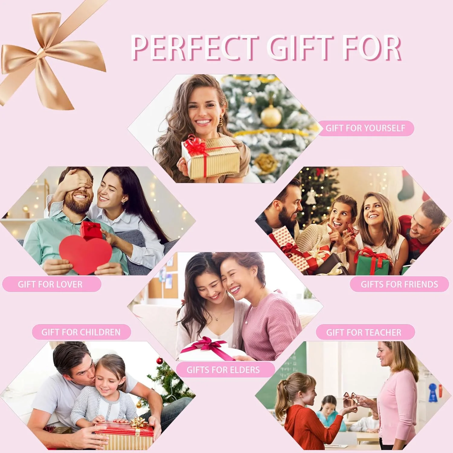 آینه آرایشی جیبی فشرده شخصی‌سازی شده BAOSIWA، آینه مسافرتی با بزرگنمایی 1X/2X به همراه جاکلیدی، مناسب برای هدیه روز ولنتاین، دختران نوجوان و خانم‌ها