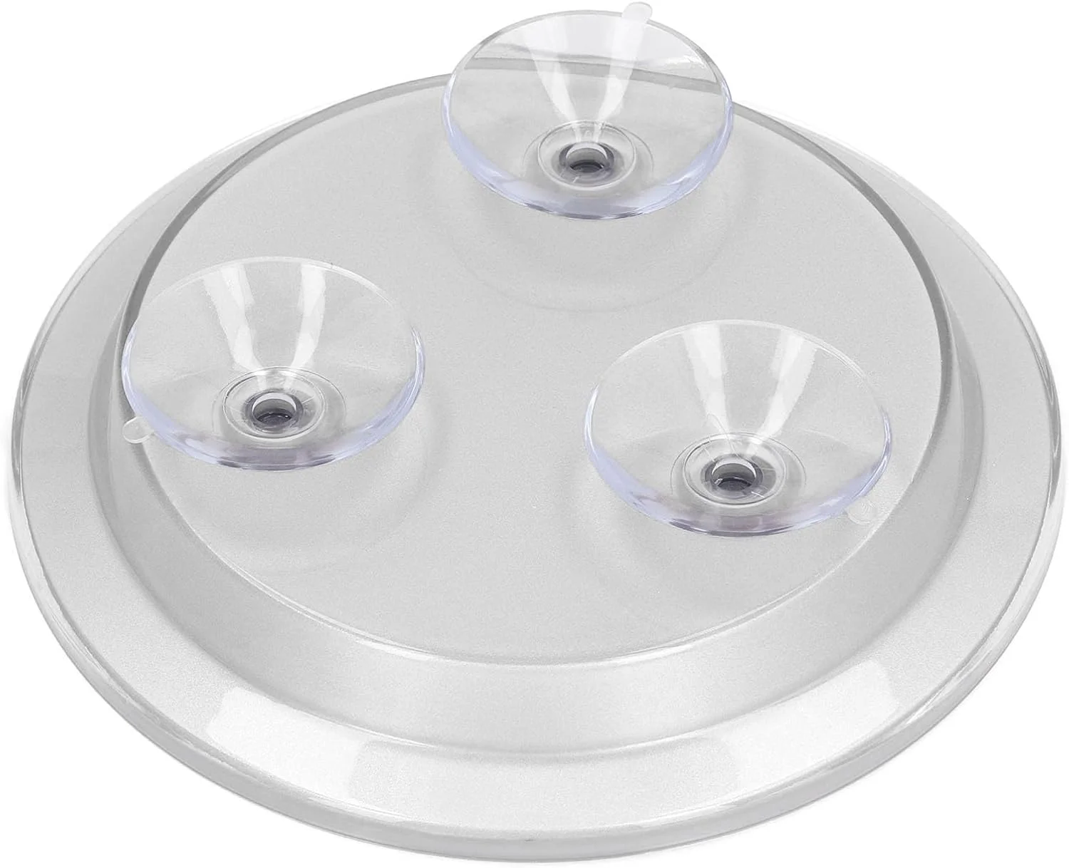 آینه بزرگنمایی 30 برابر Banapoy، گرد 6 اینچی، نقره ای، قابل نصب روی دیوار یا دستی، آینه مسافرتی، آینه های جمع و جور و مسافرتی، قاب نقره ای، 15cm x 15cm، زیبایی