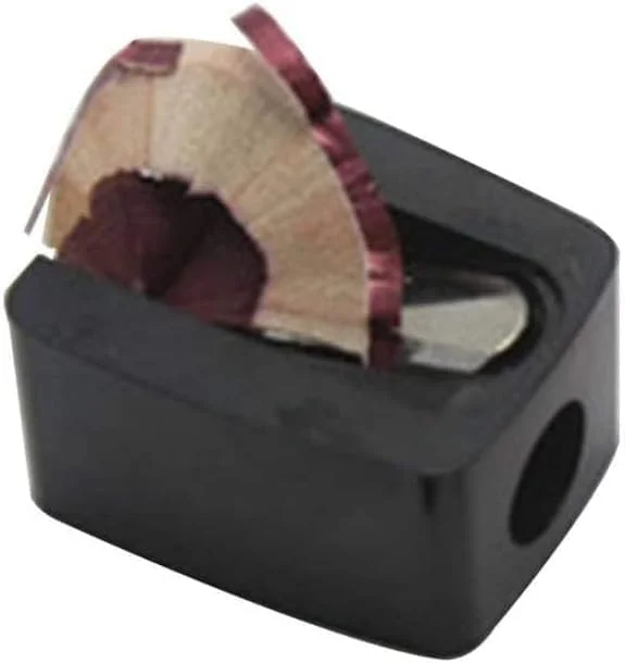 مداد ابرو مشکی کاربردی به همراه برس و تراش آرایشی مداد ابرو مشکی کاربردی به همراه برس و تراش آرایشی