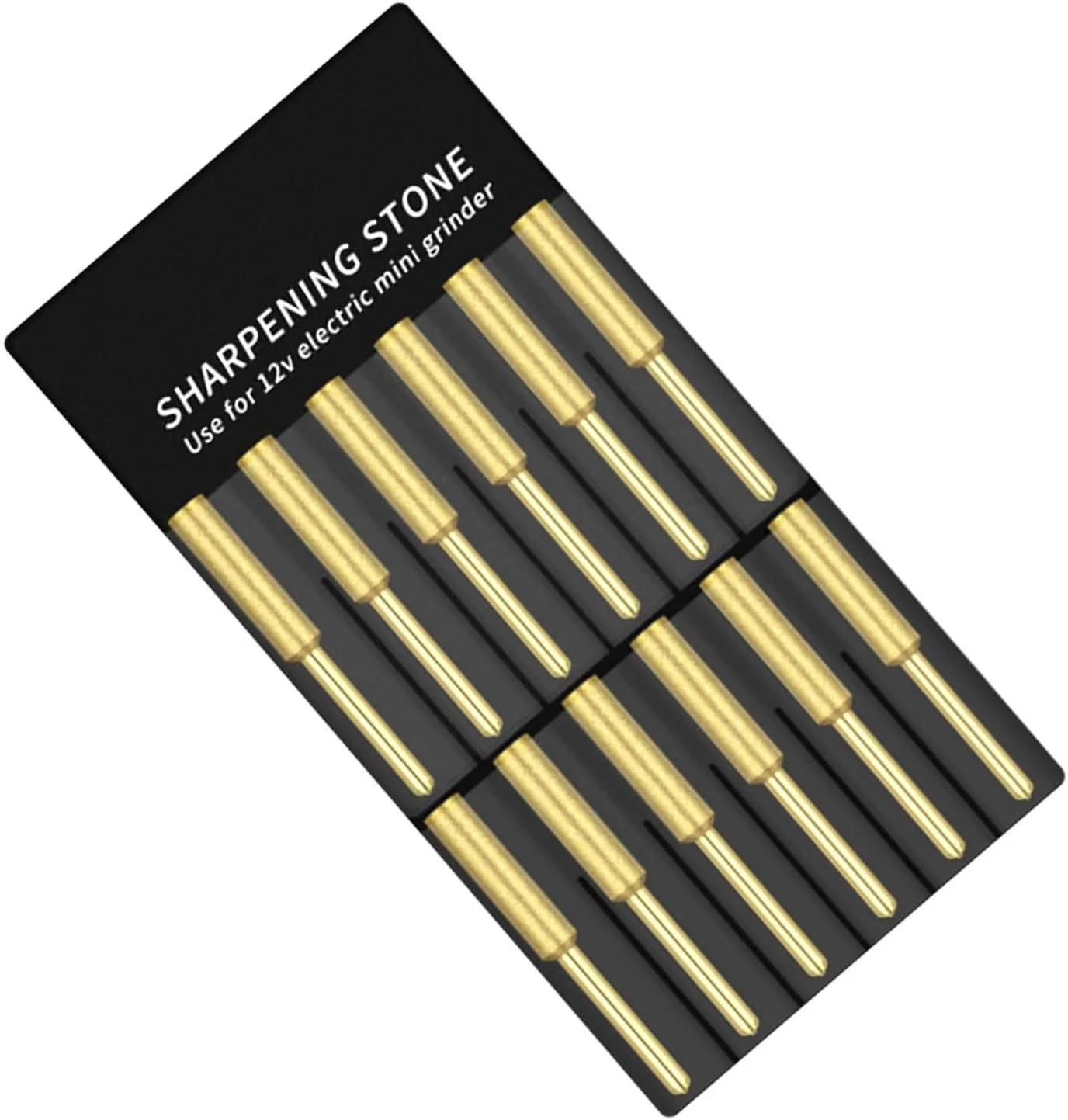 12 عدد سوهان زنجیر اره برقی روکش‌دار، تیز کننده کارآمد اره برقی، سوهان اره برقی کوچک و بزرگ (5.5 میلی‌متر)