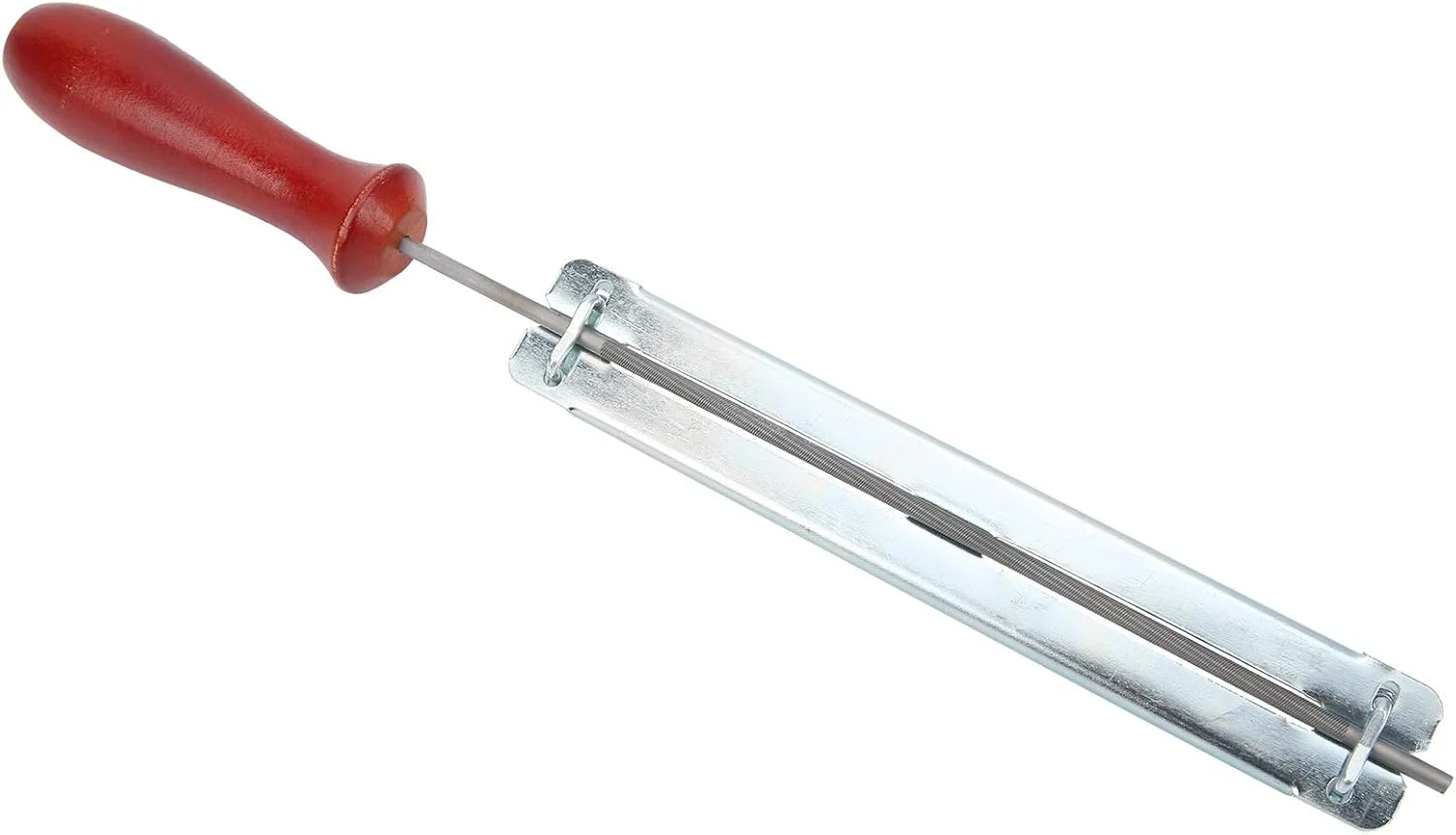 مجموعه 10 عددی سوهان اره زنجیری آبی گرد و مستطیلی، مجموعه ابزار تیز کردن اره زنجیری سنگ زنی با ابزار، ساختار فولادی ابزار بادوام، مکانیزم قفل/باز کردن سریع