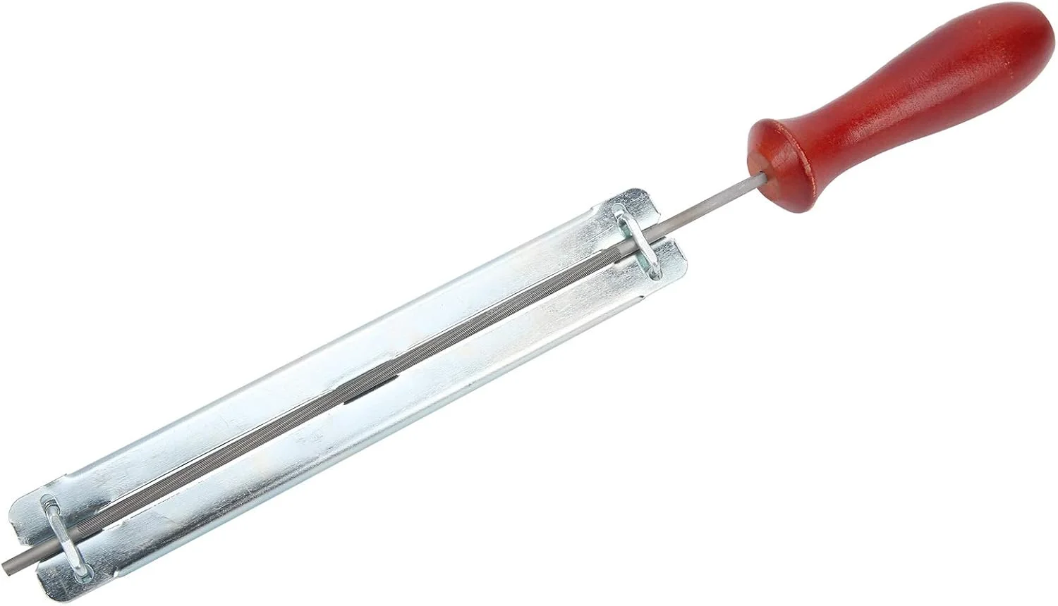 مجموعه 10 عددی سوهان اره زنجیری آبی گرد و مستطیلی، مجموعه ابزار تیز کردن اره زنجیری سنگ زنی با ابزار، ساختار فولادی ابزار بادوام، مکانیزم قفل/باز کردن سریع