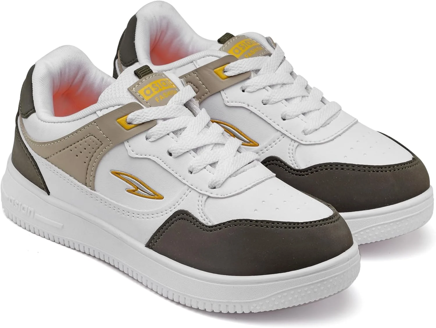 کفش کتانی مردانه ASIAN مدل BOSTON-01 با رویه مصنوعی، سبک وزن، راحت و ساق متوسط برای مردان و پسران