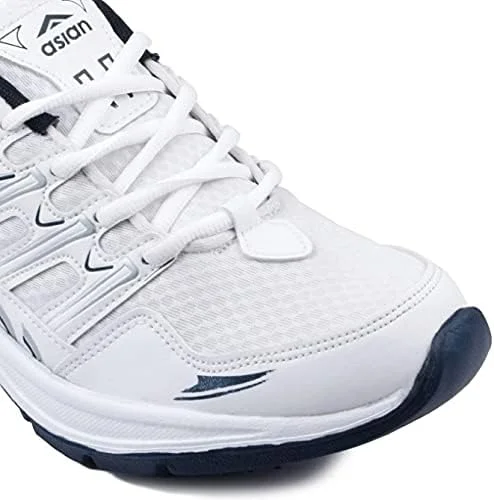 کفش ورزشی ASIAN Thar-01 با زیره EVA، کفش کتانی غیررسمی جامپ اضافی برای مردان و پسران، سفید، آبی