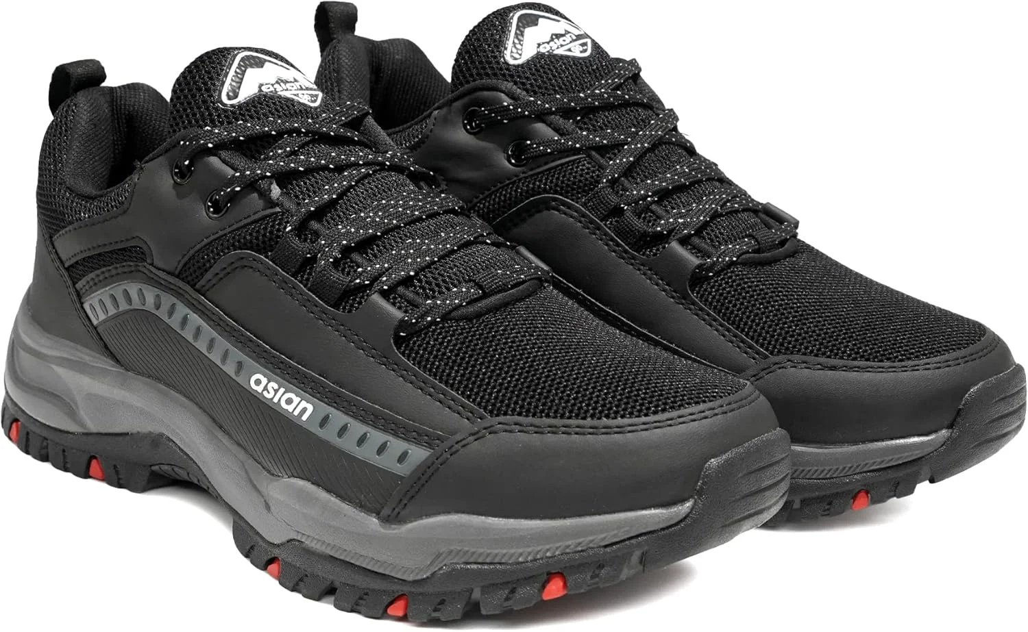 کفش ورزشی مردانه ASIAN مدل Everest-01 مناسب ترکینگ، هایکینگ و پیاده روی، دارای زیره لاستیکی و کفی مموری فوم بند دار برای آقایان و پسران