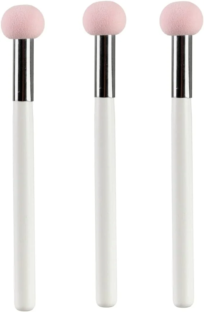 براش پودر اسفنجی کرم پودر TEONEI، براش های آرایشی اسفنجی، پد براش آرایشی، براش کانسیلر، طراحی سر قارچی نرم، 3 عدد