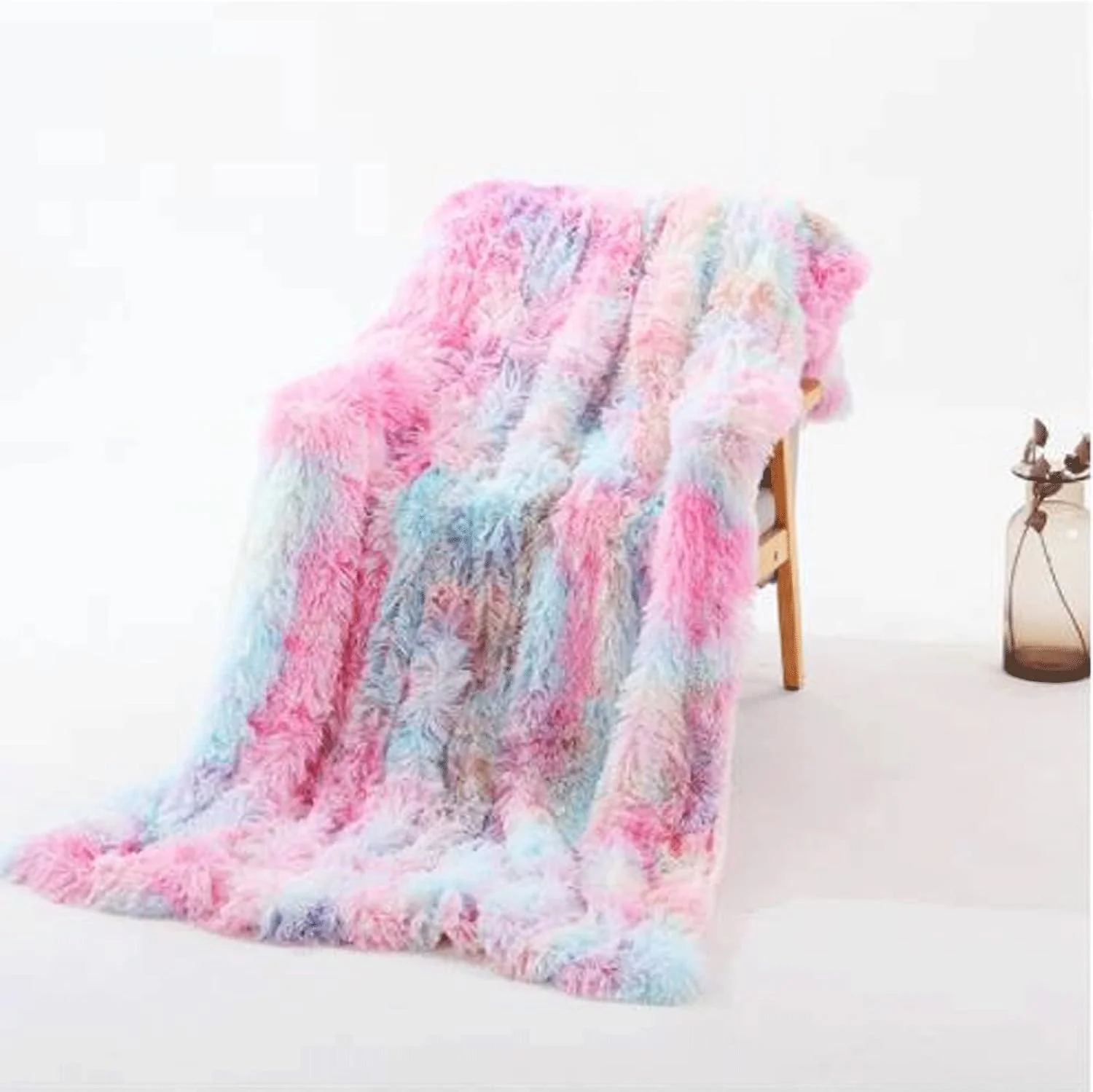 پتو پولیشی ZKSKOX، پتوی نرم و کرکی چهار فصل، پتوهای رنگین کمانی پولیشی نرم، شال مسافرتی اداری، روکش مبل، روتختی، فرش برای خانه (80x120 سانتی متر) پتو پولیشی ZKSKOX، پتوی نرم و کرکی چهار فصل، پتوهای رنگین کمانی پولیشی نرم، شال مسافرتی اداری، روکش مبل، روتختی، فرش برای خانه (80x120 سانتی متر)