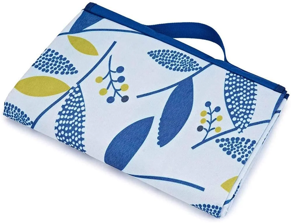 زیرانداز پیک نیک ضد آب ZJCQA، زیرانداز بزرگ ساحلی تاشو و ضد شن و ماسه برای مهمانی کمپینگ در فضای باز خانوادگی، زیرانداز مسافرتی قابل حمل برای پیاده روی و تفریح در چمن، 145 * 180 سانتی متر