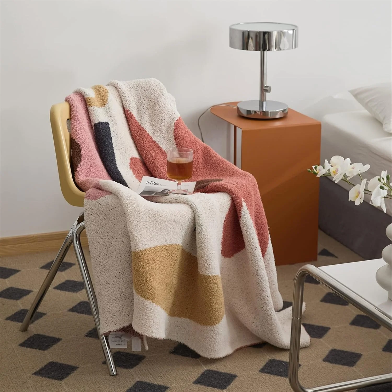 پتوی پولیشی ZKSKOX، پتوی میکروفیبر نرم، دکوراسیون منزل، مبل، تخت خواب، پتوی بافتنی، پتوهای کرکی، راحت و آرامش بخش