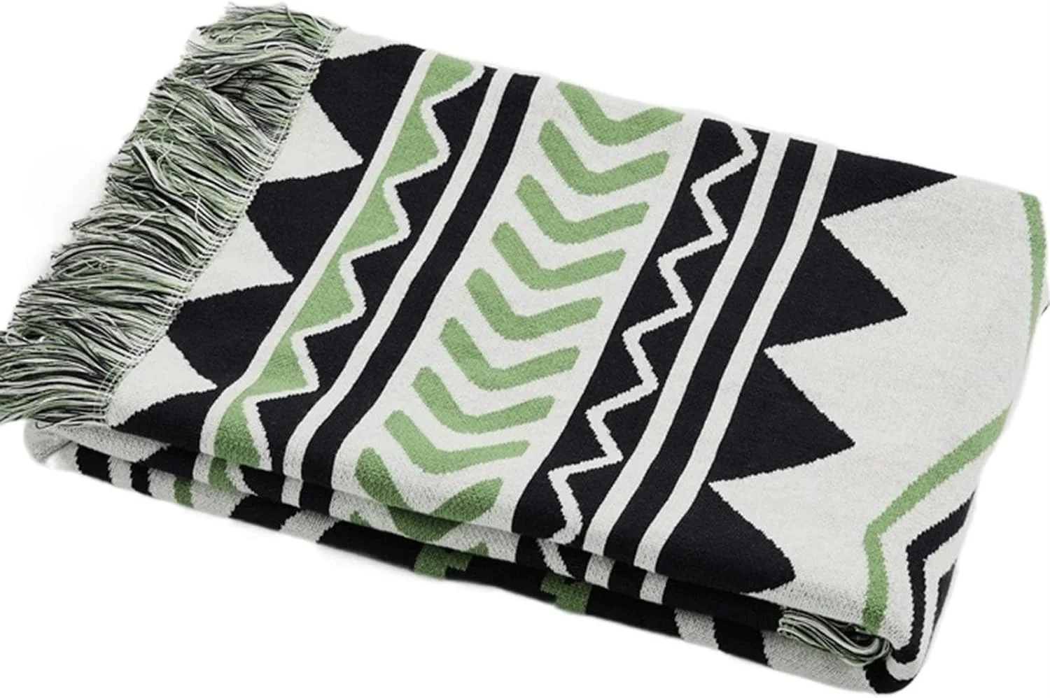 پتو مخمل خواب دار ZKSKOX طرح هندسی، پتوی بافتنی پنبه ای ضخیم و نرم، پتوی تزئینی شیک و قابل پوشیدن (آبی تیره) پتو مخمل خواب دار ZKSKOX طرح هندسی، پتوی بافتنی پنبه ای ضخیم و نرم، پتوی تزئینی شیک و قابل پوشیدن (آبی تیره)