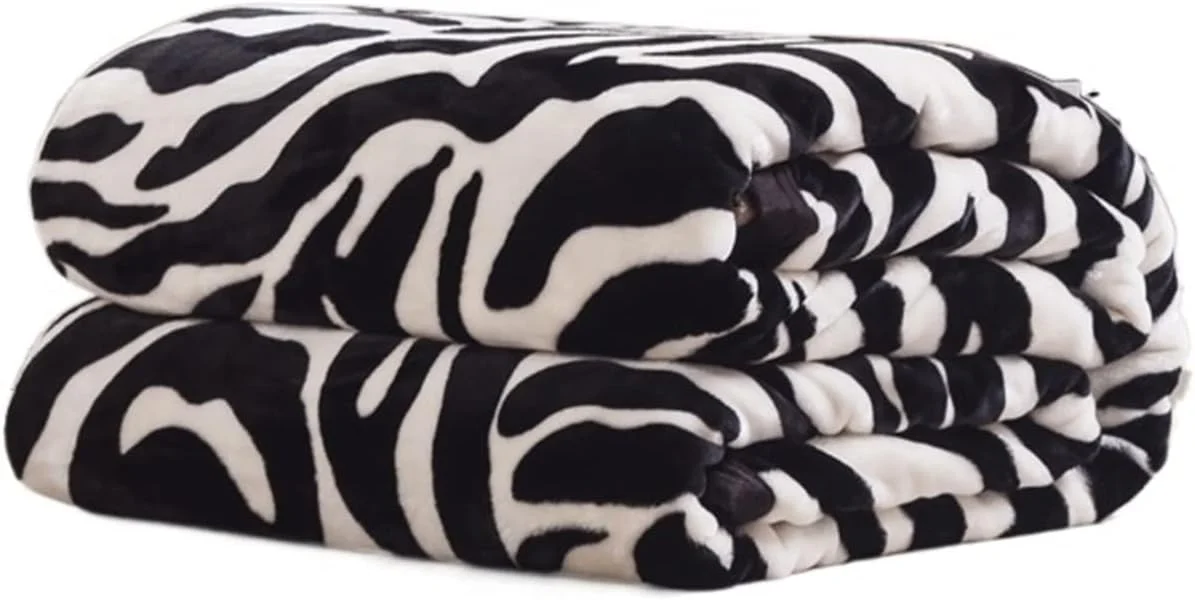 پتو مخمل خواب دار ZKSKOX، جنس ابریشمی گرم، مناسب تخت دو نفره، لحاف ضخیم و راحت برای گرم نگه داشتن پتو مخمل خواب دار ZKSKOX، جنس ابریشمی گرم، مناسب تخت دو نفره، لحاف ضخیم و راحت برای گرم نگه داشتن