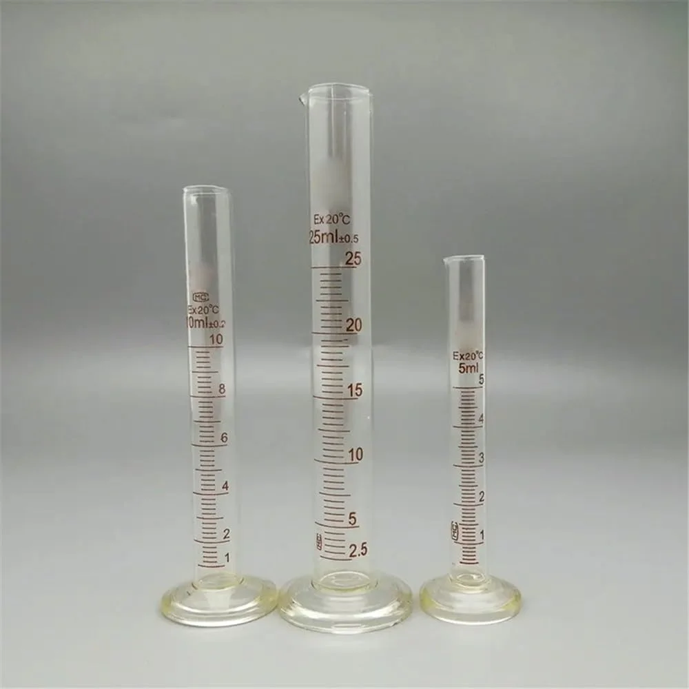تجهیزات آزمایشگاهی استوانه مدرج آزمایشگاهی حرفه ای 5 میلی لیتر تا 1000 میلی لیتر ابزار اندازه گیری دهانه آزمایشگاهی (250 میلی لیتر 1 عدد)