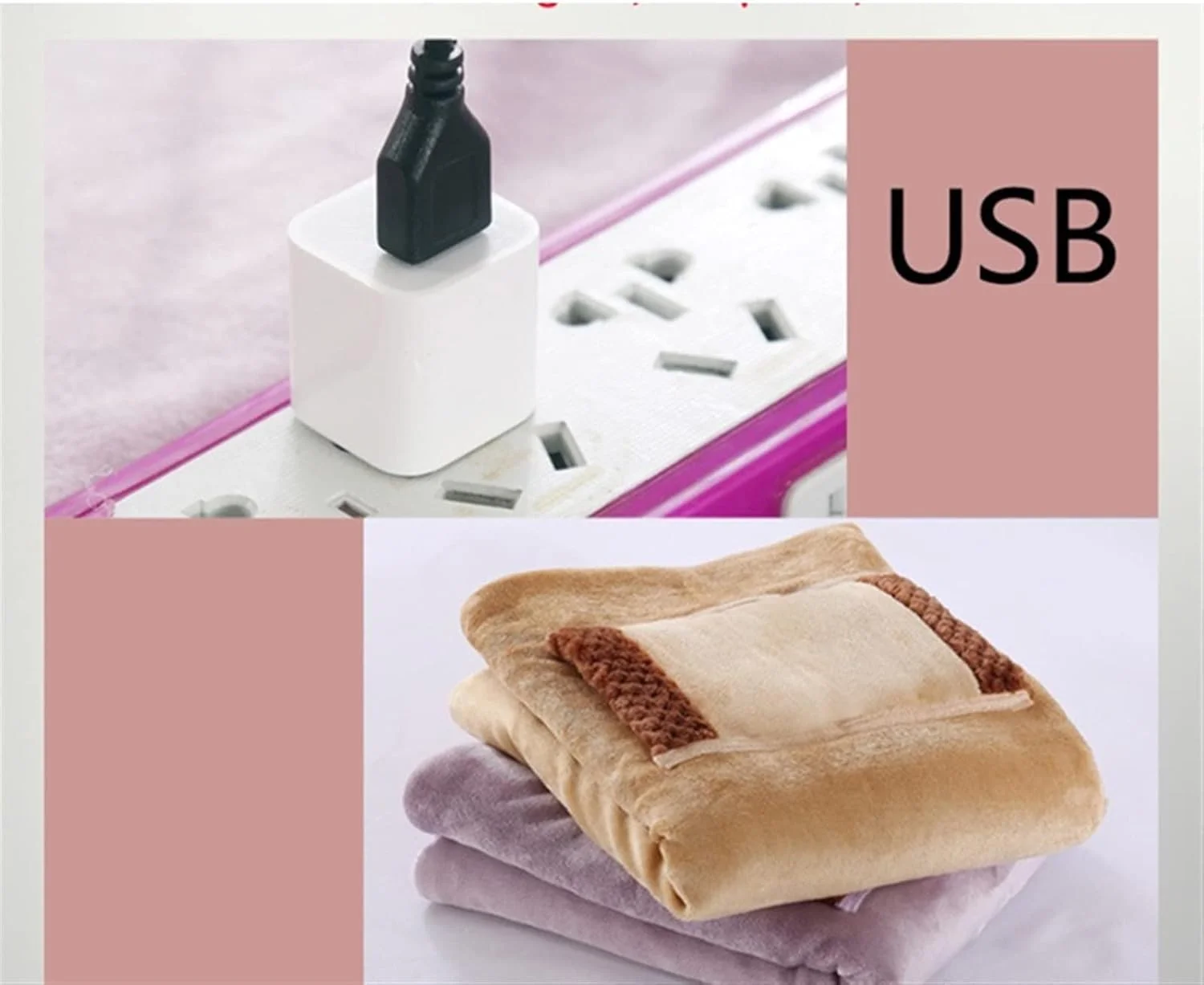 پتو برقی پولیشی ZKSKOX، پتوی گرم زمستانی، روکش زانوی مصنوعی برای استفاده در دفتر، منزل و فضای باز