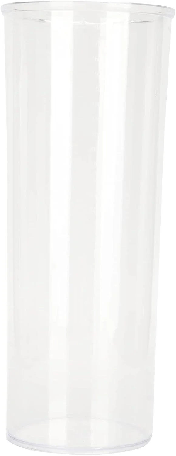 استوانه مدرج شفاف 2.8 لیتری Tihebeyan برای آزمایش های آزمایشگاهی مدارس، بیمارستان ها، جنس پلاستیکی
