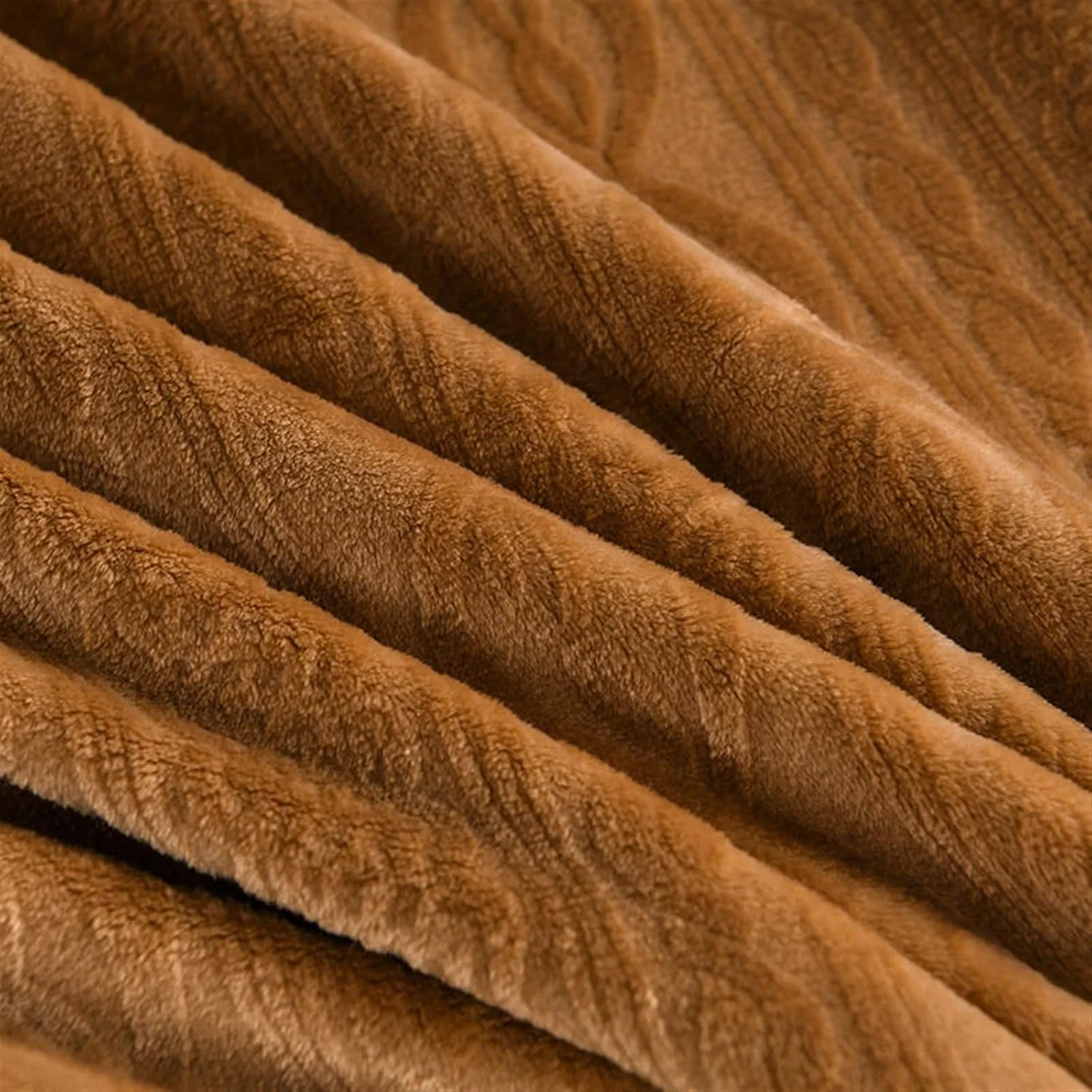 پتوی مخمل خواب دار ZKSKOX برای تخت، پتوی نرم و ضخیم یک رنگ مناسب فصل زمستان، سایز کینگ و دو نفره