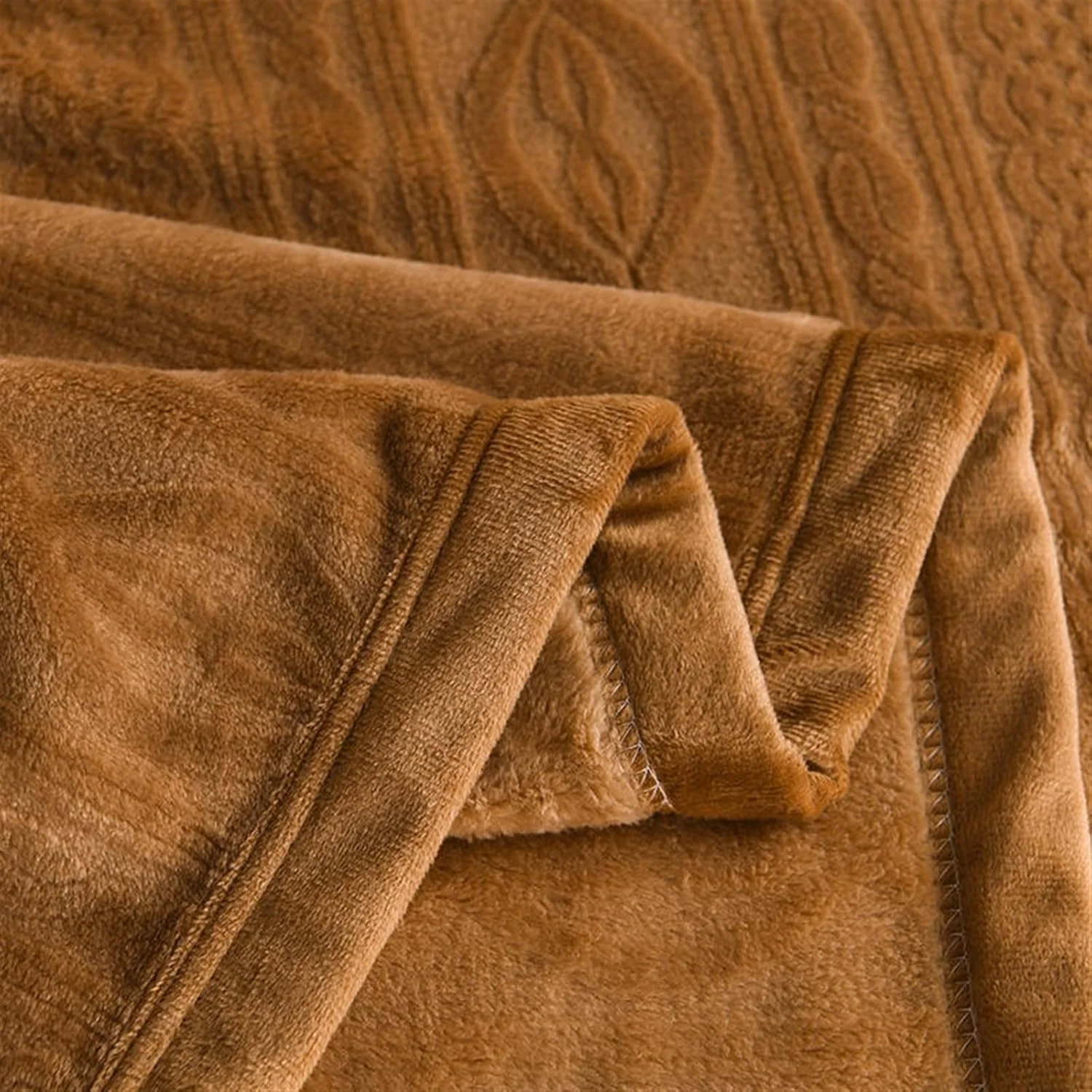 پتوی مخمل خواب دار ZKSKOX برای تخت، پتوی نرم و ضخیم یک رنگ مناسب فصل زمستان، سایز کینگ و دو نفره