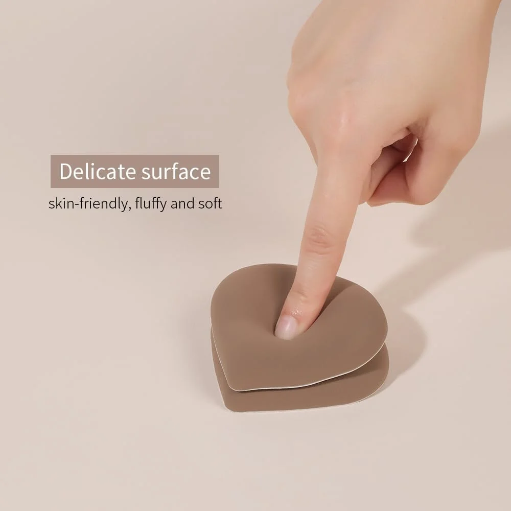 ست کاردک و اسفنج آرایشی 3 تکه سولونه - ابزارهای کرم پودر قابل شستشو با 1 کاردک و 3 اسفنج آرایشی قابل استفاده مجدد + جعبه نگهداری | برای ترکیب مایع، کرم یا کرم پودر آرایشی