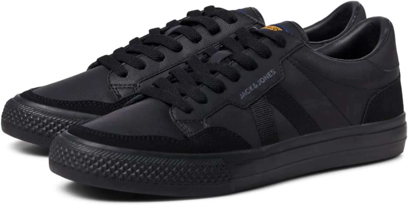 کفش کتانی مردانه JACK & JONES مدل Morden PU Combo MNS، ذغالی، سایز 40 EU کفش کتانی مردانه JACK & JONES مدل Morden PU Combo MNS، ذغالی، سایز 40 EU