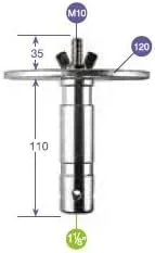 مانفروتو - 163-10 - شیر مانفروتو - 163-10 - شیر