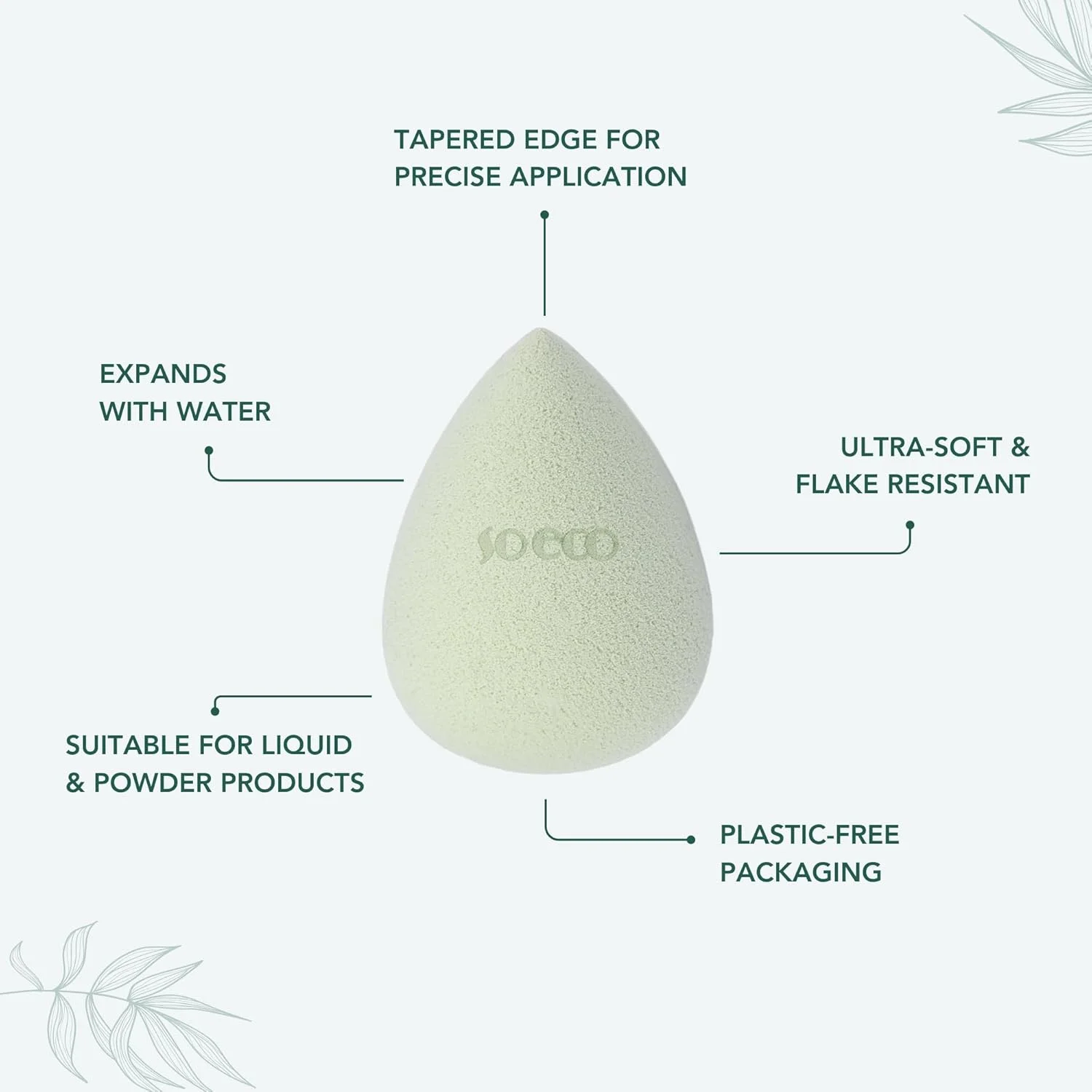 اسفنج آرایشی صورت So Eco اسفنج آرایشی صورت So Eco