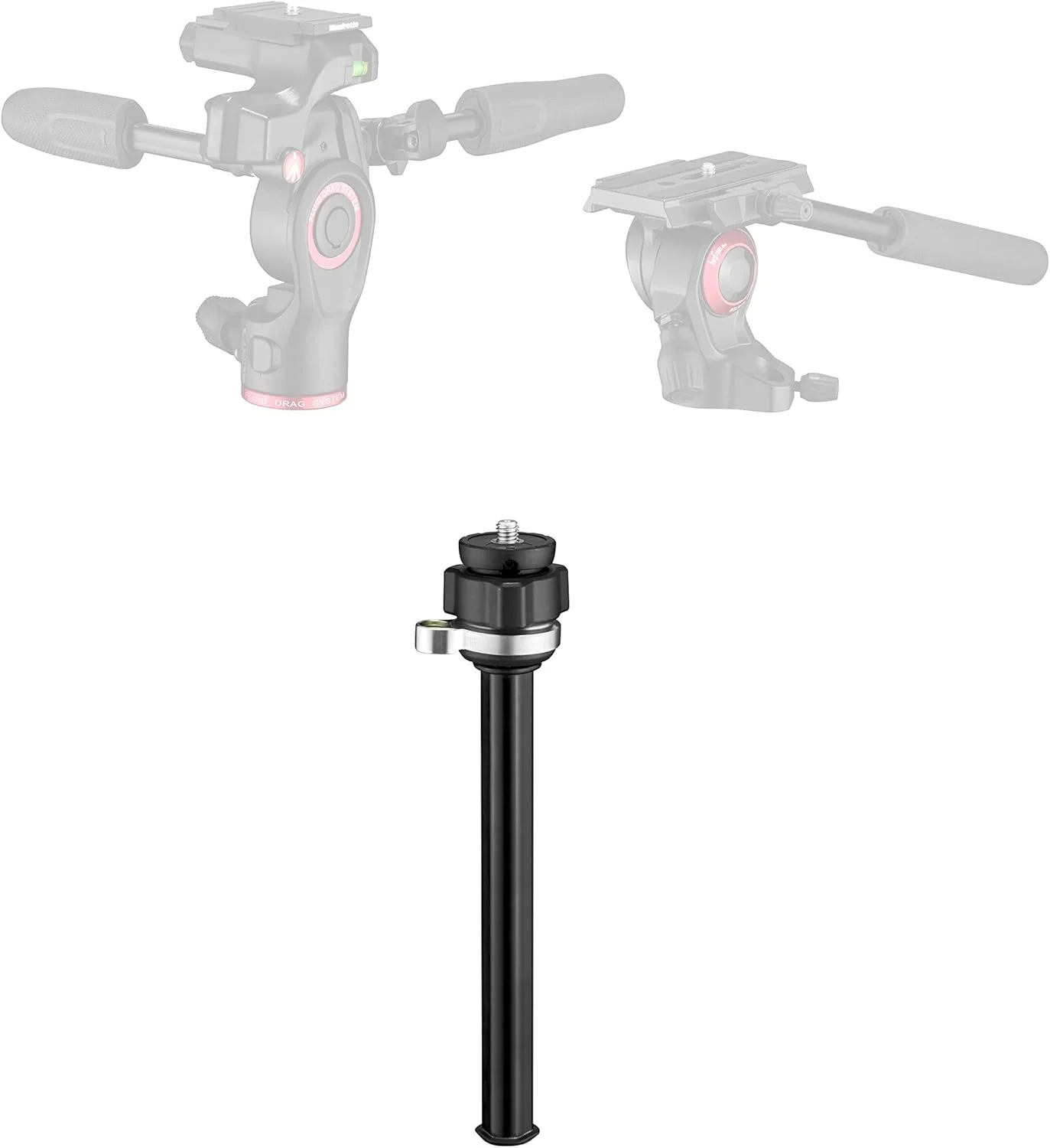 ستون تراز کننده Manfrotto Befree، آلومینیومی، تحمل بار 4 کیلوگرم، برای سه پایه ها و کیت های عکاسی Befree ستون تراز کننده Manfrotto Befree، آلومینیومی، تحمل بار 4 کیلوگرم، برای سه پایه ها و کیت های عکاسی Befree