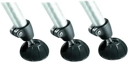 پایه های فنجانی مکشی مانفروتو برای سه پایه های منتخب، مجموعه 3 عددی (116SCK3) پایه های فنجانی مکشی مانفروتو برای سه پایه های منتخب، مجموعه 3 عددی (116SCK3)