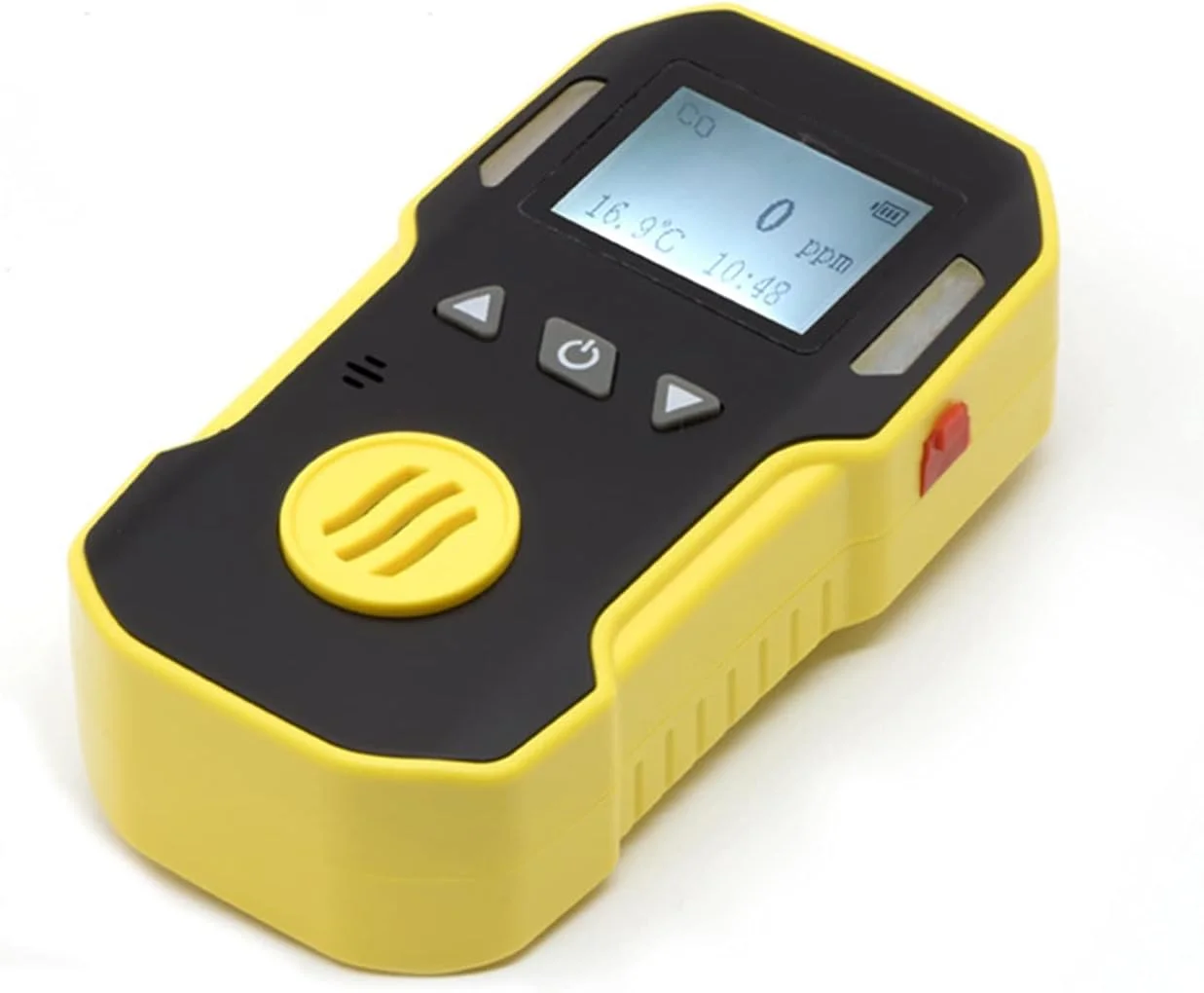 دستگاه تشخیص گاز مونوکسید کربن CO قابل حمل صنعتی، ضد آب، ضد گرد و غبار و ضد انفجار، شارژ USB، محدوده 0-1000ppm