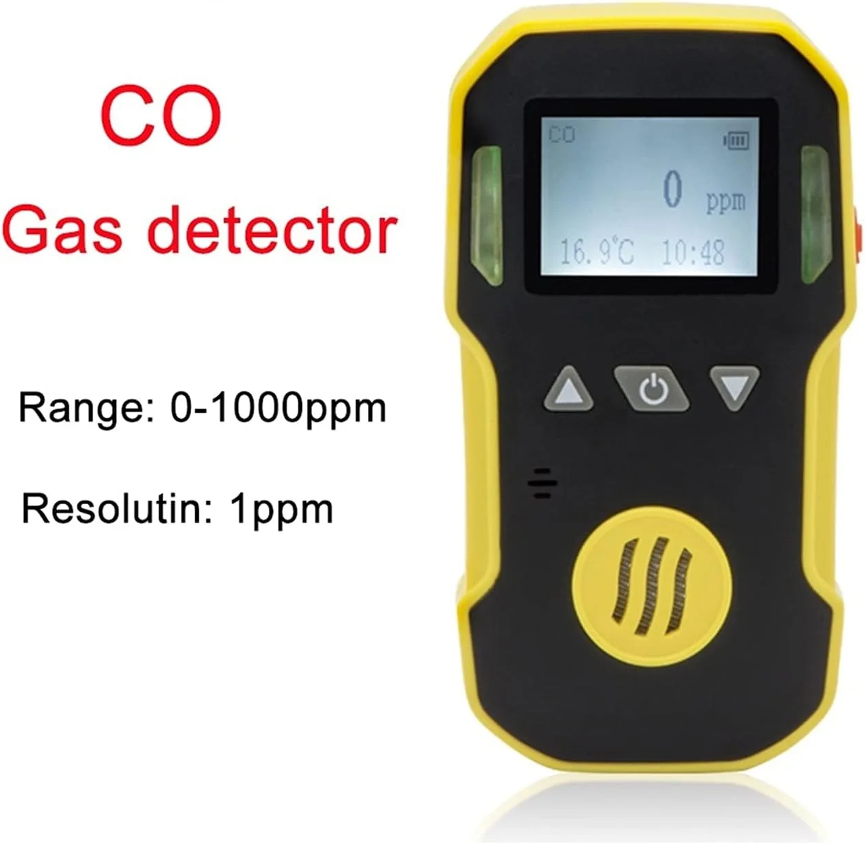 دستگاه تشخیص گاز مونوکسید کربن CO قابل حمل صنعتی، ضد آب، ضد گرد و غبار و ضد انفجار، شارژ USB، محدوده 0-1000ppm دستگاه تشخیص گاز مونوکسید کربن CO قابل حمل صنعتی، ضد آب، ضد گرد و غبار و ضد انفجار، شارژ USB، محدوده 0-1000ppm
