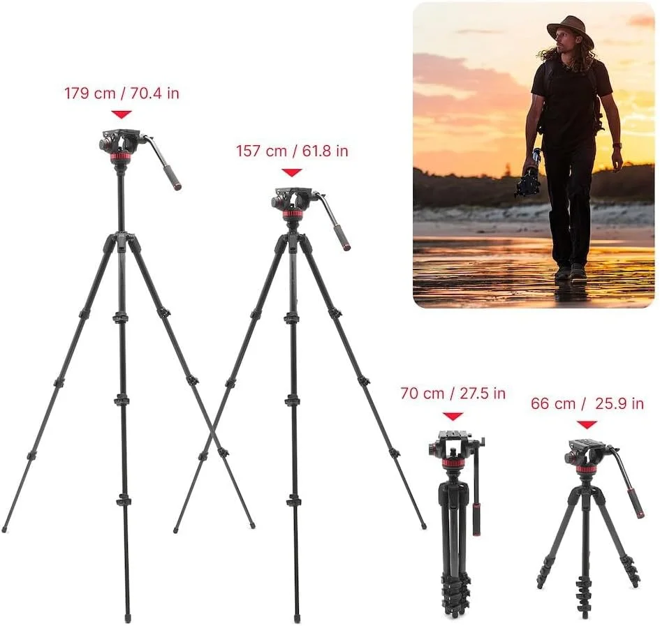 سه پایه فیلمبرداری Manfrotto 055 به همراه هد سیال ویدیویی 502، فیبر کربنی، سیستم سه پایه سنگین حرفه ای، با ستون تراز، قفل اهرمی، پایه سه پایه دوربین، برای دوربین های DSLR/Mirrorless، دوربین های فیلمبرداری سه پایه فیلمبرداری Manfrotto 055 به همراه هد سیال ویدیویی 502، فیبر کربنی، سیستم سه پایه سنگین حرفه ای، با ستون تراز، قفل اهرمی، پایه سه پایه دوربین، برای دوربین های DSLR/Mirrorless، دوربین های فیلمبرداری