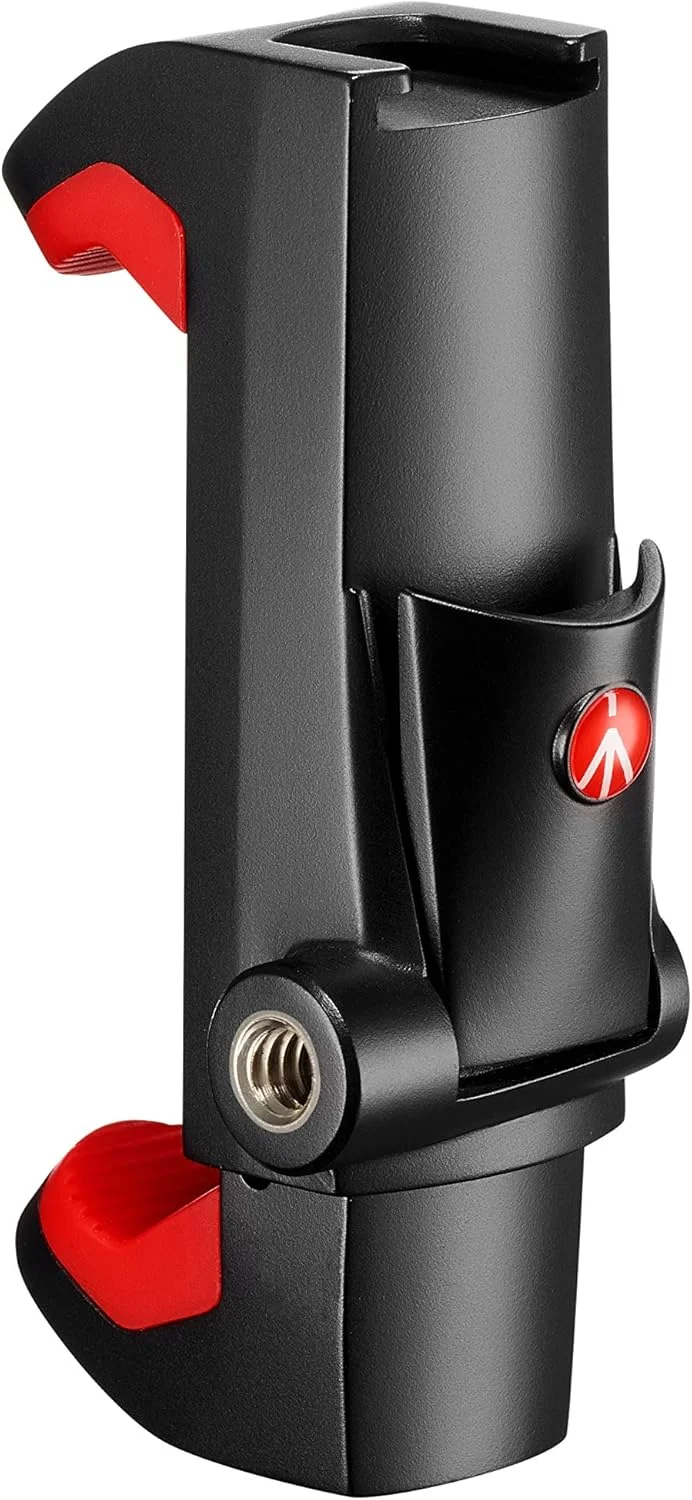 نگهدارنده یونیورسال گوشی هوشمند Manfrotto، نسخه Pro (MCPIXI)، برای سه پایه دوربین مینی، سه پایه رومیزی، سه پایه جمع و جور، ولاگینگ، مشکی نگهدارنده یونیورسال گوشی هوشمند Manfrotto، نسخه Pro (MCPIXI)، برای سه پایه دوربین مینی، سه پایه رومیزی، سه پایه جمع و جور، ولاگینگ، مشکی