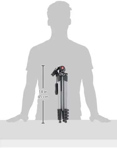 سه پایه مشکی چند منظوره Manfrotto MKCOMPACTADV-BK، Compact Advanced 65 اینچ سه پایه مشکی چند منظوره Manfrotto MKCOMPACTADV-BK، Compact Advanced 65 اینچ
