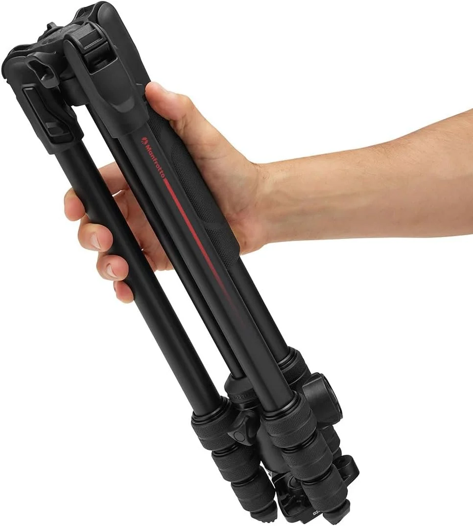 کیت سه پایه مسافرتی آلومینیومی 4 قسمتی Manfrotto Befree Advanced AS Twist با هد توپی مرکزی 494، مشکی کیت سه پایه مسافرتی آلومینیومی 4 قسمتی Manfrotto Befree Advanced AS Twist با هد توپی مرکزی 494، مشکی