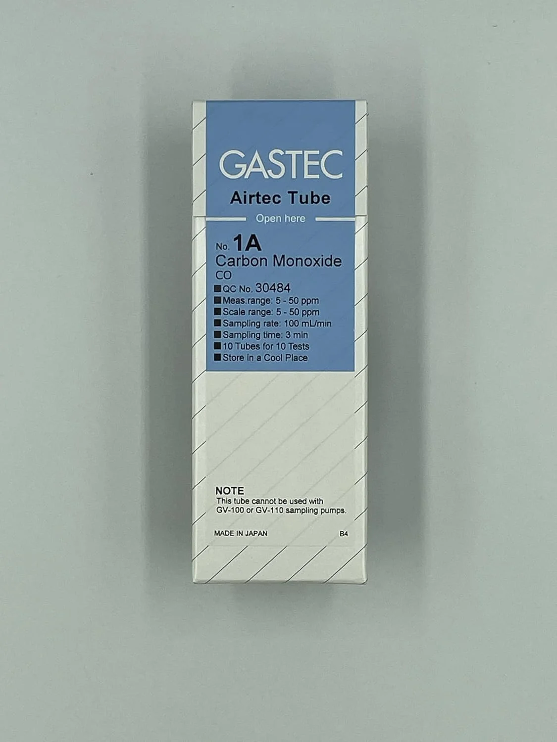 لوله های آشکارساز مونوکسید کربن، 1A، محدوده 5-50 ppm