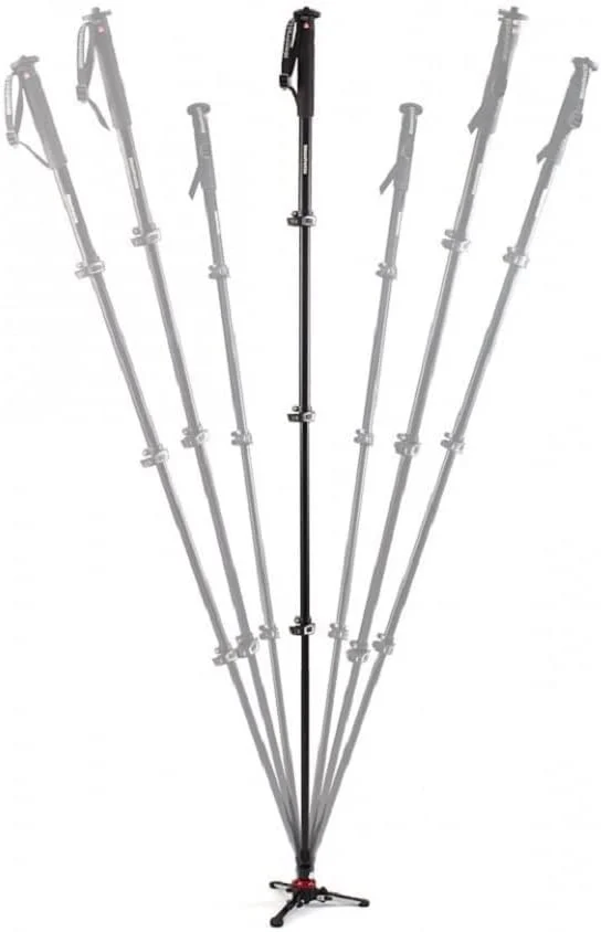 تک پایه فیلمبرداری آلومینیومی 4 قسمتی Manfrotto XPRO+ به همراه پایه سیال، میله نگهدارنده دوربین و فیلم، لوازم جانبی عکاسی برای تولید محتوا، فیلم، ولاگ تک پایه فیلمبرداری آلومینیومی 4 قسمتی Manfrotto XPRO+ به همراه پایه سیال، میله نگهدارنده دوربین و فیلم، لوازم جانبی عکاسی برای تولید محتوا، فیلم، ولاگ